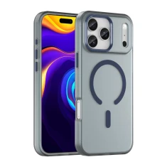 Чохол Hurtel Magnetic Abrasive для iPhone 17 Pro Max Матовий синій with MagSafe (5907769379796)