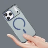 Чохол Hurtel Magnetic Abrasive для iPhone 17 Pro Max Матовий синій with MagSafe (5907769379796)