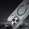 Чохол Hurtel Magnetic Abrasive для iPhone 17 Pro Max Матовий синій with MagSafe (5907769379796)