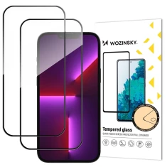 Захисне скло Wozinsky Full Glue Tempered Glass для iPhone 17 Pro (2 pack) (5907769380198)