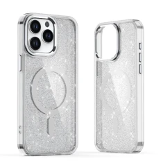 Чохол Hurtel Glitter Case для iPhone 17 Pro Max Напівпрозорий with MagSafe (5907769380396)