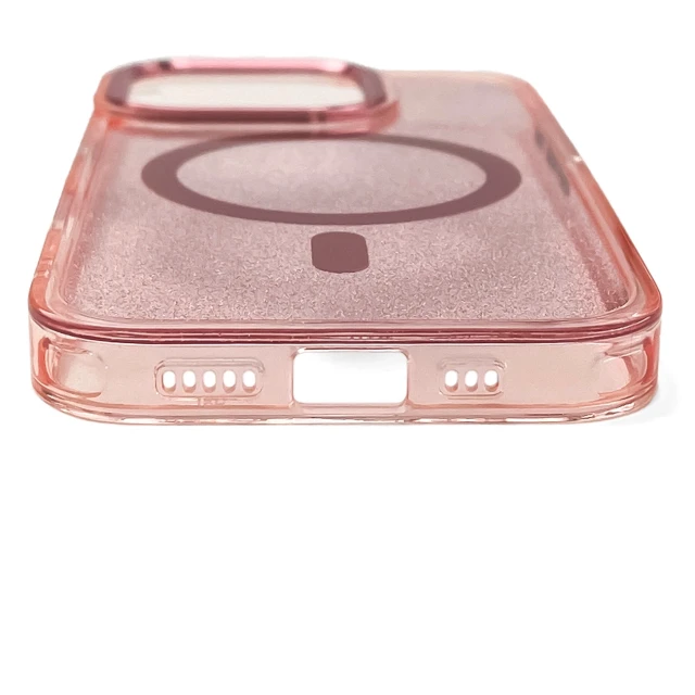 Чохол Hurtel Glitter Case для iPhone 17 рожевий with MagSafe (5907769380402)