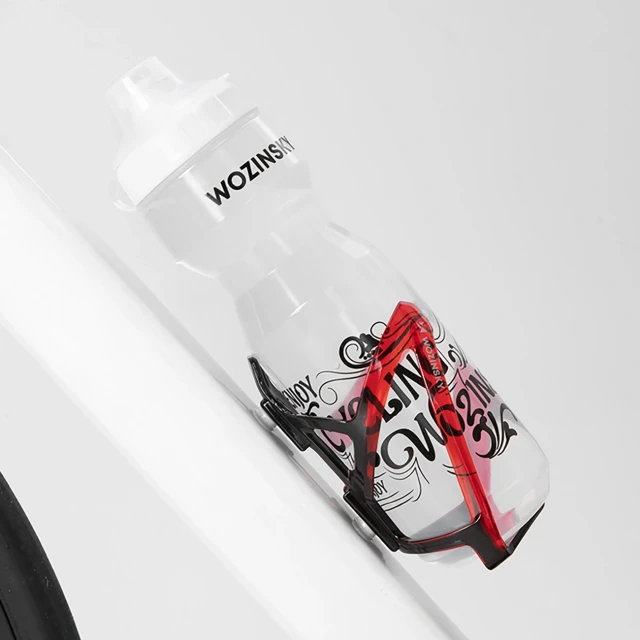 Кошик Wozinsky WUR-01BR велосипедний тримач для пляшки Black-Red (5907769380686)