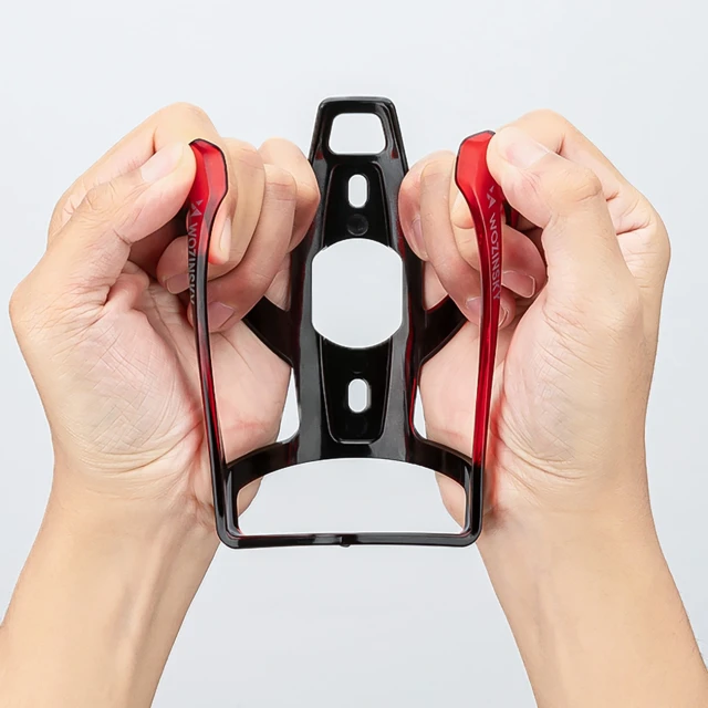 Кошик Wozinsky WUR-01BR велосипедний тримач для пляшки Black-Red (5907769380686)