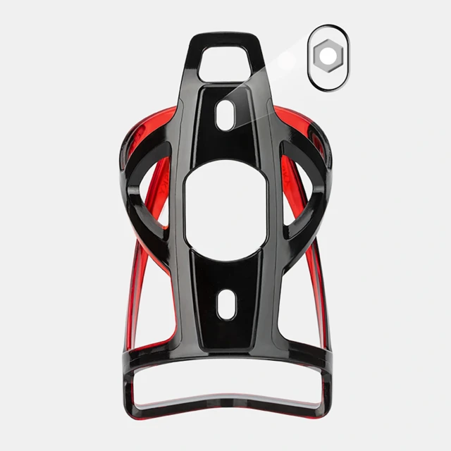 Кошик Wozinsky WUR-01BR велосипедний тримач для пляшки Black-Red (5907769380686)