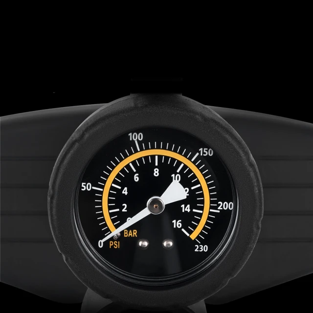 Велосипедний насос Wozinsky WPR-02 підлоговий чорний (5907769380792)