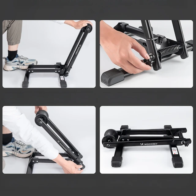 Стійка Wozinsky WSR-01 велосипедна складна сервісна Black (5907769380822)