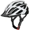 Велошолом MTB Wozinsky з задньою USB-лампою M - чорно-білий (5907769380860)