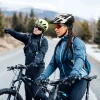 Велошолом MTB Wozinsky з задньою USB-лампою M - чорно-білий (5907769380860)