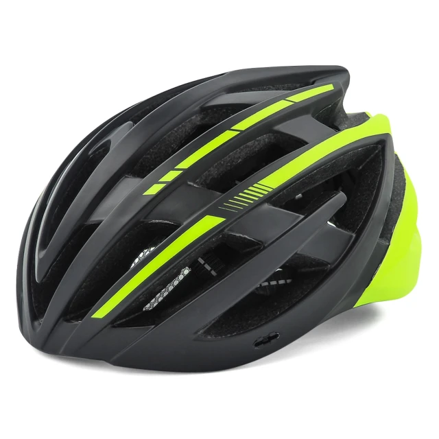 Велошолом MTB Wozinsky з задньою USB-лампою M - чорно-жовтий (5907769380884)