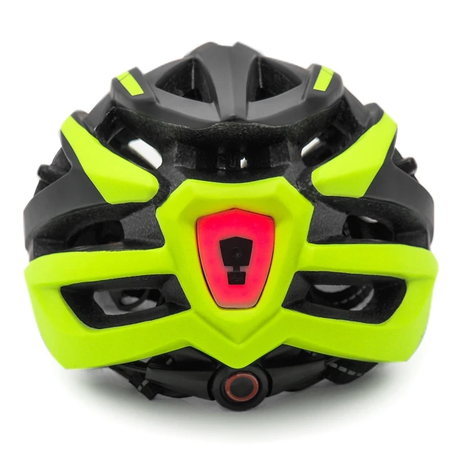 Велошолом MTB Wozinsky з задньою USB-лампою M - чорно-жовтий (5907769380884)