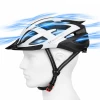 Велосипедний шолом Wozinsky MTB з задньою USB-лампою L Black-White (5907769380891)