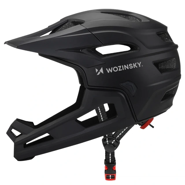 Велосипедний шолом Wozinsky Fullface легкий L чорний (5907769380921)