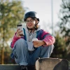 Велосипедный шлем Wozinsky BMX/самокат легкий S черный (5907769381027)
