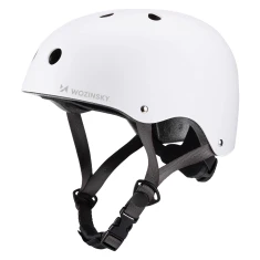 Велосипедный шлем Wozinsky BMX/Hulajnoga легкий S White (5907769381034)