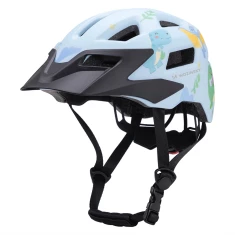 Детский велосипедный шлем Wozinsky MTB со съемным козырьком S голубой (5907769381140)