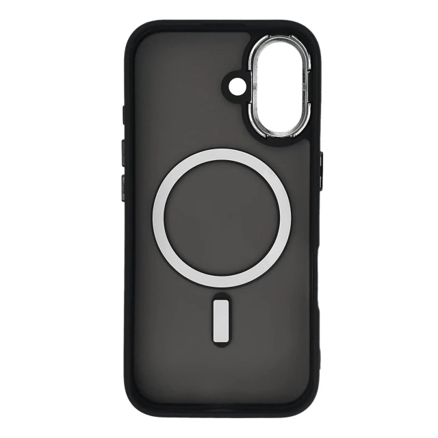 Чохол Fashion Case для Samsung Galaxy A17 матовий чорний with MagSafe (5907769381201)