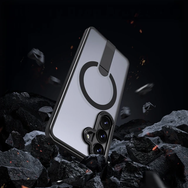 Чохол Hurtel Hybrid Armor X для Samsung Galaxy S26 Black with MagSafe (5907769381362)