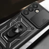 Чохол Hurtel Hybrid Armor Camshield для Samsung Galaxy S26 Black (5907769381430)