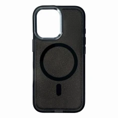 Чохол Hurtel Glitter Case для Samsung Galaxy S26 Black with MagSafe (5907769381683)