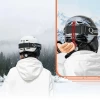 Шолом лижний Qunature з навушниками snowboard розмір L білий (5907769382017)
