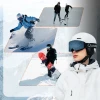 Шолом лижний Qunature з навушниками snowboard розмір L білий (5907769382017)