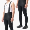 Штани велосипедні з підтяжками Rockbros довгі штанини з памперсом розмір M чорний (5907769382604)