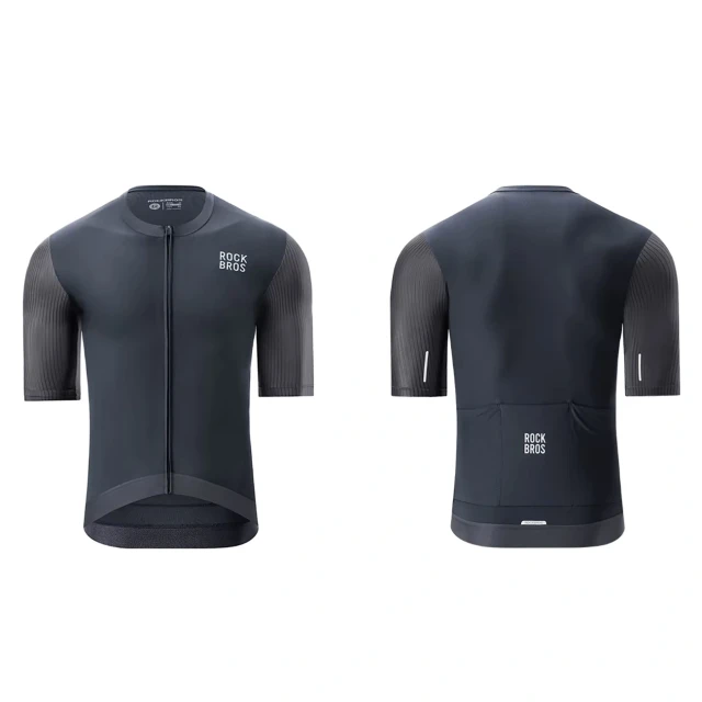 Велофутболка Rockbros короткий рукав розмір S Black (5907769382802)