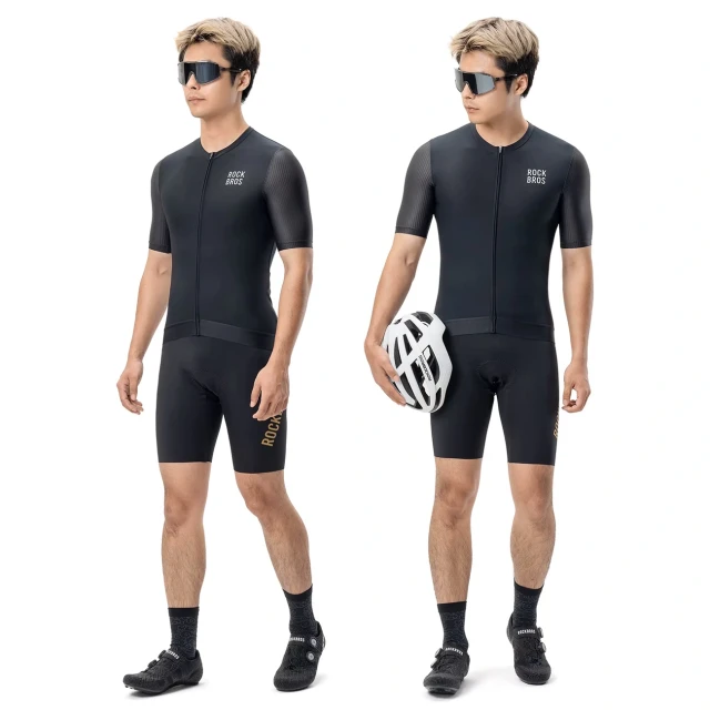 Велофутболка Rockbros короткий рукав розмір S Black (5907769382802)