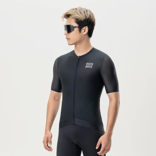 Велофутболка Rockbros з короткими рукавами розмір XL Black