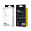 Зарядное устройство Wozinsky GaN 65W 2xUSB-C + USB-A с кабелем C-C White (WDCCBC)