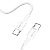 Зарядное устройство Wozinsky GaN 65W 2xUSB-C + USB-A с кабелем C-C White (WDCCBC)