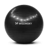 М'яч для фітнесу Wozinsky WGB65BB 65 см Black (5907769384103)