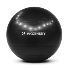 М'яч для фітнесу Wozinsky WGB65BB 65 см Black (5907769384103)