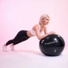 М'яч для фітнесу Wozinsky WGB65BB 65 см Black (5907769384103)
