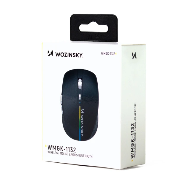 Миша бездротова Wozinsky WMGK-1134 ергономічна Black (WMGK-1134)