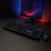 Клавіатура Wozinsky WKG-200 з колесом ігрова мембранна rainbow Black (WKG-200)