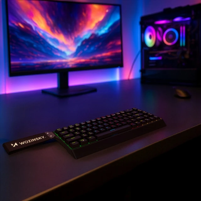 Клавиатура игровая Wozinsky WKGP-1165 механическая с подсветкой RGB Black (5907769384172)