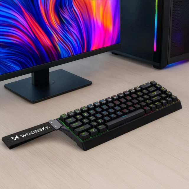 Клавиатура игровая Wozinsky WKGP-1165 механическая с подсветкой RGB Black (5907769384172)