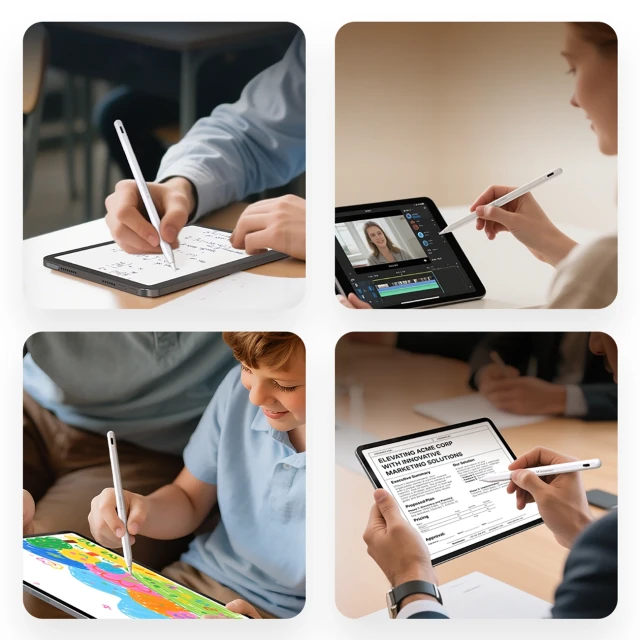 Стилус Wozinsky WRA-08 Stylus для iPad USB-C White (5907769384233)