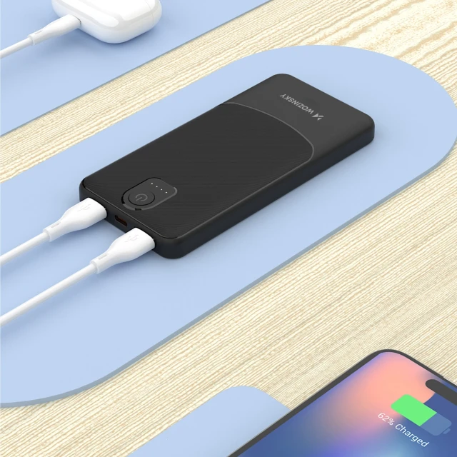 Повербанк Wozinsky Wpower 10000 mAh Black (WPBBK-2)