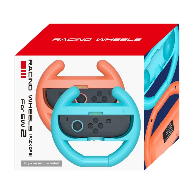 Кермо Hurtel для Joy-Con Nintendo Switch 2 (2 pack) Orange and Blue (5907769384509)