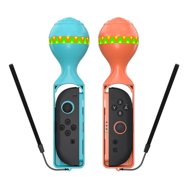 Набір аксесуарів Hurtel 23 в 1 для Nintendo Switch 2 Orange and Blue (5907769384523)