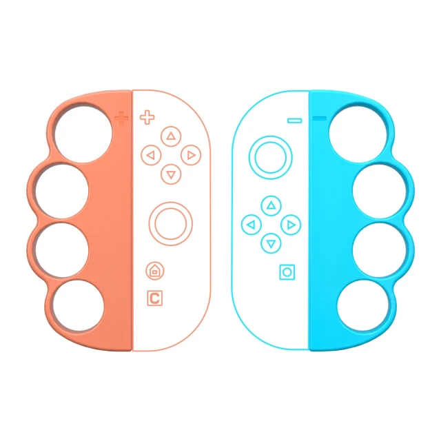 Набір аксесуарів Hurtel 23 в 1 для Nintendo Switch 2 Orange and Blue (5907769384523)