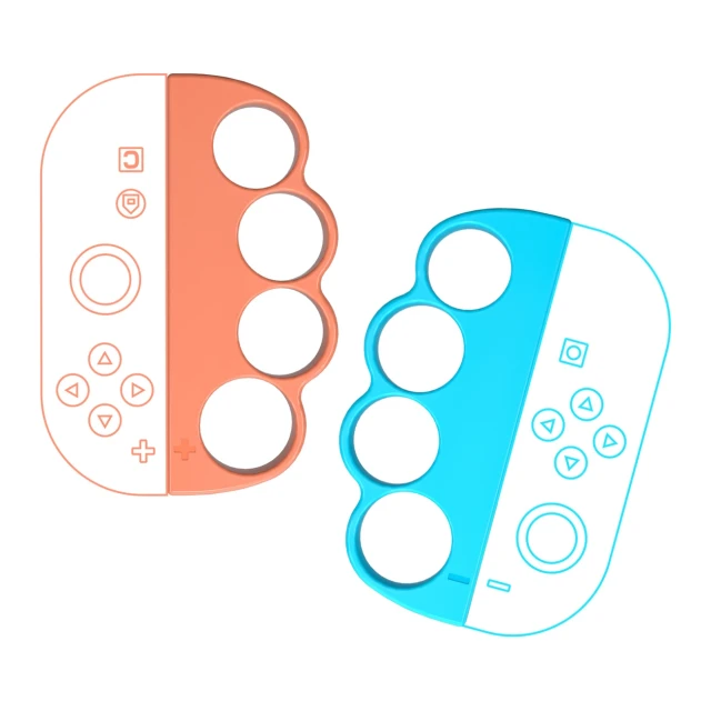 Набір аксесуарів Hurtel 23 в 1 для Nintendo Switch 2 Orange and Blue (5907769384523)