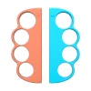 Набір аксесуарів Hurtel 23 в 1 для Nintendo Switch 2 Orange and Blue (5907769384523)