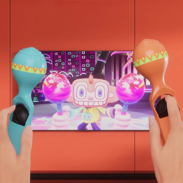 Набір аксесуарів Hurtel 23 в 1 для Nintendo Switch 2 Orange and Blue (5907769384523)