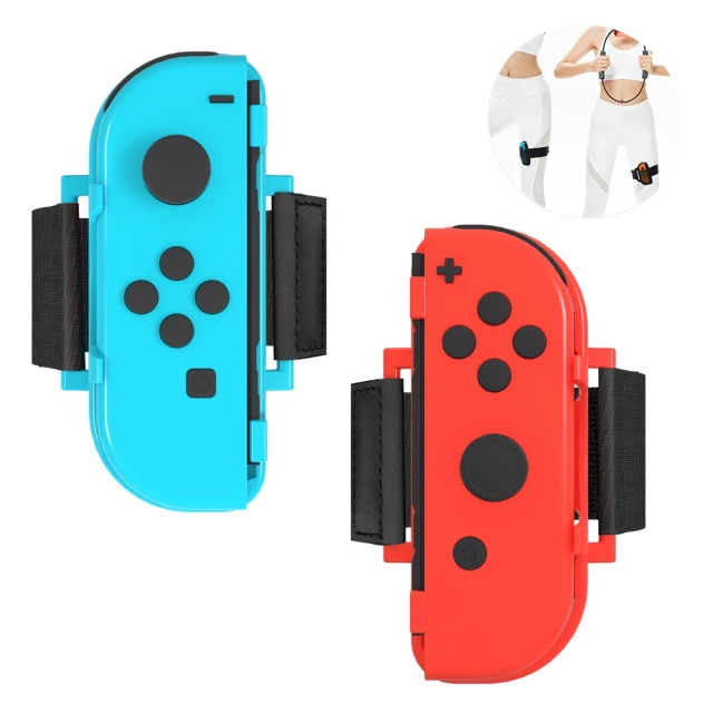 Набір аксесуарів Hurtel 10 в 1 для Nintendo Switch Sports Red and Blue (5907769384547)