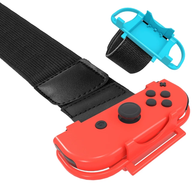 Набір аксесуарів Hurtel 10 в 1 для Nintendo Switch Sports Red and Blue (5907769384547)