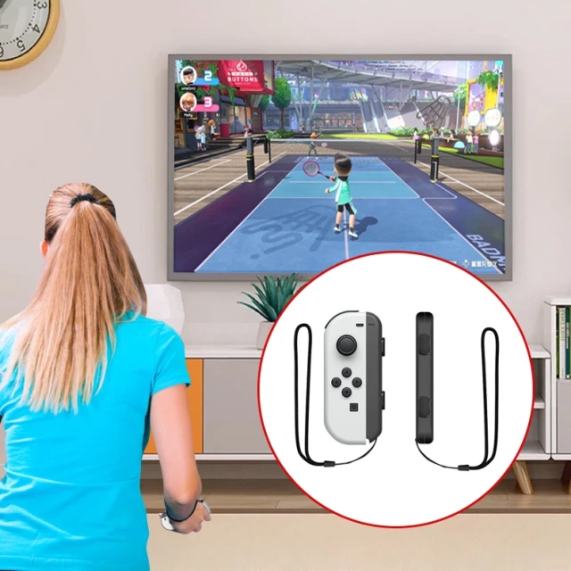 Набір аксесуарів Hurtel 10 в 1 для Nintendo Switch Sports Red and Blue (5907769384547)